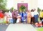 Among residents, former City Commissioner Gail Miller, Park Director Starex Smith, former City Commissioner Ollie B. Kelley, Mayor Joseph L. Kelley, State Representative Oscar Braynon, II., Mrs. Irma Skyles (seated), Vice Mayor “Lady” Myra L. Taylor, Commissioner Timothy Holmes, Commissioner Dorothy “Dottie” Johnson, Commissioner Rose Tydus, City Manager Clarance Patterson, Mr. Alvin Burkes and one of the many children that will benefit greatly from the renovated Segal Park.