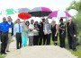 Pictured from left to right: Councilman Jimmie L. Williams, III, Councilman Elvis R. Maldonado, Homestead Mayor Steven Bateman, Hallie Hanner (Sister of Mayor Warren), Neal Warren (Brother of Mayor Warren), Edith Baguidy (Sister of Mayor Warren), Former Homestead Mayor Roscoe Warren, Romanita Ford (Friend of Mayor Warren), Vice-Mayor Judy Waldman, Homestead Police Captain Mallie Graham, and Homestead City Manager Sergio Purriños.