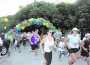 Runners particpate in previous “Reason to Run” benefiting CancerFree Kids Pediatric Cancer Research Alliance.