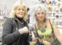Marie Steiner of the Montreal Bar-B-Q (left) displays her newest ‘find’ from Fanny’s Touch; Fanny Korn (right)