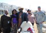 The Villa Francine demolition project on Friday, December 3, 2010, Public Works Director Daniel Abia, Commissioner Rose Tydus, Commissioner Timothy Holmes, Vice Mayor Dorothy “Dottie” Johnson and LTC. William Schaper of the USAR.