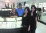 Pictured (l-r) are Koppel family members Leah, Andrew, Erin and Meaghan in front of the family business, Maurice’s Jewelers.