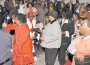 Mayor Myra Taylor, Commissioner Timothy Holmes, Vice Mayor Dorothy “Dottie” Johnson, Commissioner Rose Tydus, Commissioner Gail Miller, School board member Dr. Dorothy Bendross-Mindingall lead the guests down the red carpet, after the Mayor’s “State of the City” Address.