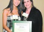 Pictured are scholarship recipient Mayen Vergara (left) and Zoila De Yurre of Miami-Dade College.