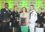Pictured are (l-r) Petty Officer Second Class Eric J. Ernst, Master Sergeant Francisco G. Gonzalez, Sergeat First Class Marcos Vazquez, Colonel Lettie Bien, Petty Officer Third Class Joshua Columbo, Petty Officer Second Class Dinorath Adams and Corporal Luchmy Luc.