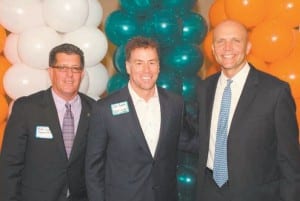 Mike Scott and Josh Zivalich, Teamsters Local 769; Mike Dee, Miami Dolphins / Sun Life Stadium