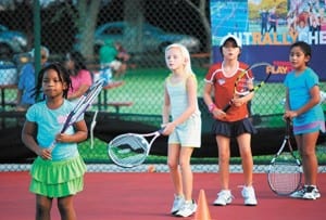 Pictured (l-r) are Kayla Carey, Miette Brockaw, Xiann Palenque and Monica Canas. (Photo by Bill Kress)