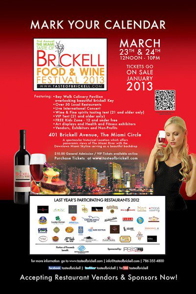 Food And Wine Festival Miami Brickell Food And Wine Festival Miami Brickell