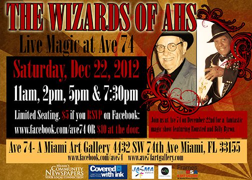 Live Magic at Ave 74- The Wizard of Ahs