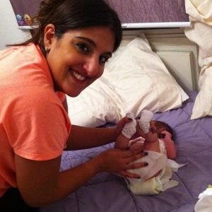 Patricia Au Pair from Brazil with Baby Photo