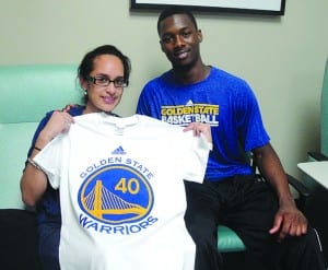 Golden State’s Barnes visits Miami Children’s Hospital