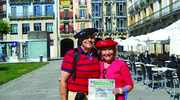 Read in Pamplona, Spain Read in Pamplona, Spain