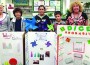 Mayor and council members judge Whigham Elementary Science Fair