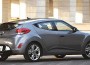 Hyundai Veloster Turbo has a bold hexagonal front grille, sculpted side skirts and a dynamic rear bumper with