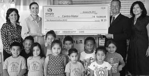 Simply Healthcare donates $10,000 to Centro Mater