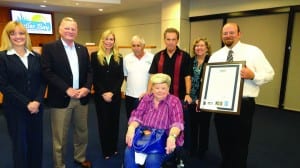 Teacher Marshall Ruffo given proclamation by town council