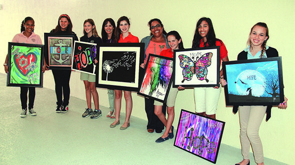 Students’ artwork to benefit Huntington’s Disease research Students’ artwork to benefit Huntington’s Disease research