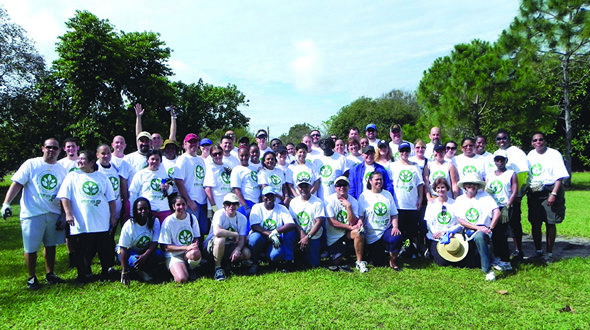 Interval International employees volunteer at Fruit and Spice Park Interval International employees volunteer at Fruit and Spice Park