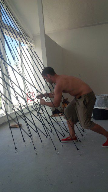 Ryan Roa, Space #32 (installation in process)