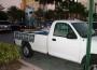 Commissioner Bob Welsh campaigns as Flyering Bicycle Bob in this photo taken of his publicity truck while on the campaign trail