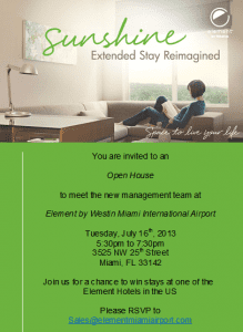 Open House Flyer