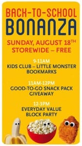 Back to School Bonanza