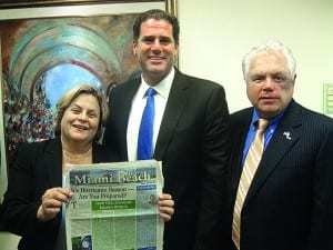 Rep. Ros Lehtinen meets aIsraeli Ambassador Ron Dermer