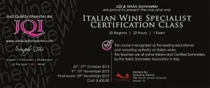 JQI ItalianWineSpecialistCourse OctNov2013 PromoJpeg
