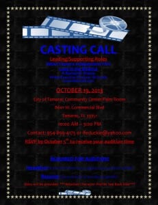 Casting Call Page 1 Final Black background
