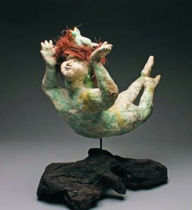 Angel with bird