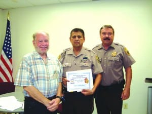 Quick response earns honors for Officer Esteban Morua