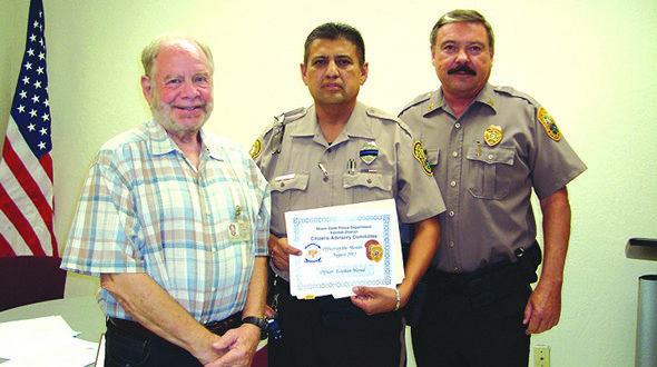Quick response earns honors for Officer Esteban Morua Quick response earns honors for Officer Esteban Morua