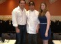 Levi Meyer and Lauren meet “The Creator,” Chef Kevin Z (center).