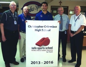 Columbus named a ‘Safe Sports 1st Team’ School