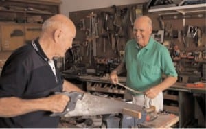 A wealth of amenities are offered at East Ridge including a Woodworking Shop.