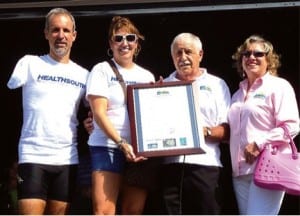 Pictured (l-r) are Hector Picard; Elizabeth Izquierdo, CEO; Vice Mayor Ernie Sochin, and Councilmember Sue Ellen Loyzelle.