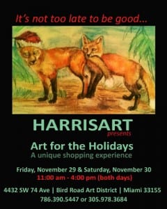 HARRISART-Art for the Holidays flyer_edited-1Nov. 29 30