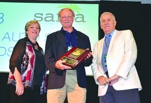 Ron Beasley receives SAMA’s coveted Terry Jackson Memorial Award