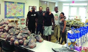 Craig Martin Jr., Camilo Dotson, Founder Kennard Cox, Jeremy Martin and Executive Director Tiffany Morris.