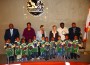 The City Commission recognized each Super Pee Wee Football Team player for their win and bringing home the championship trophy. (Pictured from Left to Right): Commissioner Thomas Dorsett, Vice Mayor Felicia M. Brunson, Commissioner Rita Mack, and Commissioner Sharon Fyffe, and Mr. Cesar Garcia, Parks and Recreation Superintendent.