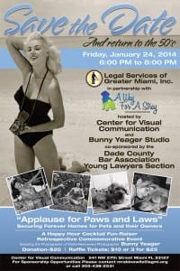 Bunny Yeager - Save the Date Poster