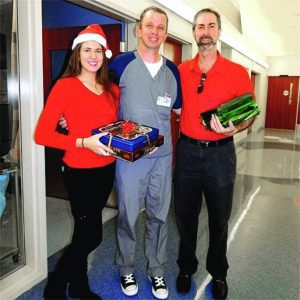 Former patient brings holiday cheer to Baptist Hospital staff