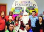 Speedway staff members visit children at local care facilities