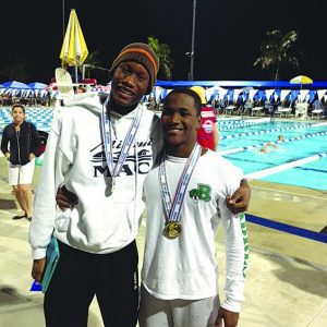 St. Brendan student first to win state swim meet individual event