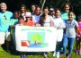 Whigham Elementary students work to help clean up the coast