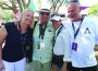 Enjoying the last day of the Coconut Grove Art Festival are (l-r) Christina Burns, Monty Trainer, Belinda and Scott Sime