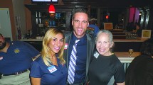 Amber and Chad Dittman with Carol Brock at Rotary2Rotary District networking event