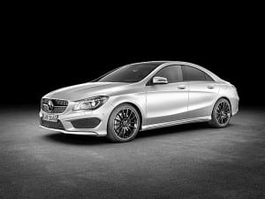 New CLA has striking design features, including the hood with power domes and a diamond-look grille.