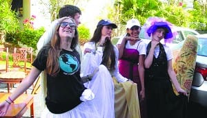 Pictured (l to r) are Bianca Torres, Michael Gordon, Gabrielle Bogert, Samantha Morales, and Hallie Brody