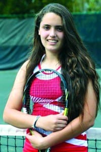 Miami Country Day School Athletes of the Week - Jade Iadarola - Varsity Tennis